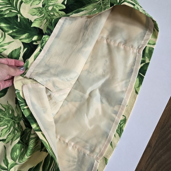 Ultra Dress tropical print beading linen shift dress mini size 14 - Picture 8 of 9